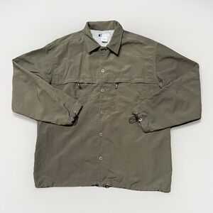 More Core Division Ripstop Military Jacket Size Large MCD Olive Green Skater Y2K